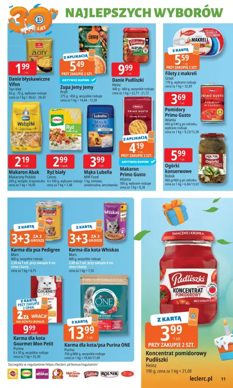 Leclerc - gazetka promocyjna Oferta E.Leclerc od poniedziałku 22.09 do poniedziałku 29.09 - strona 11