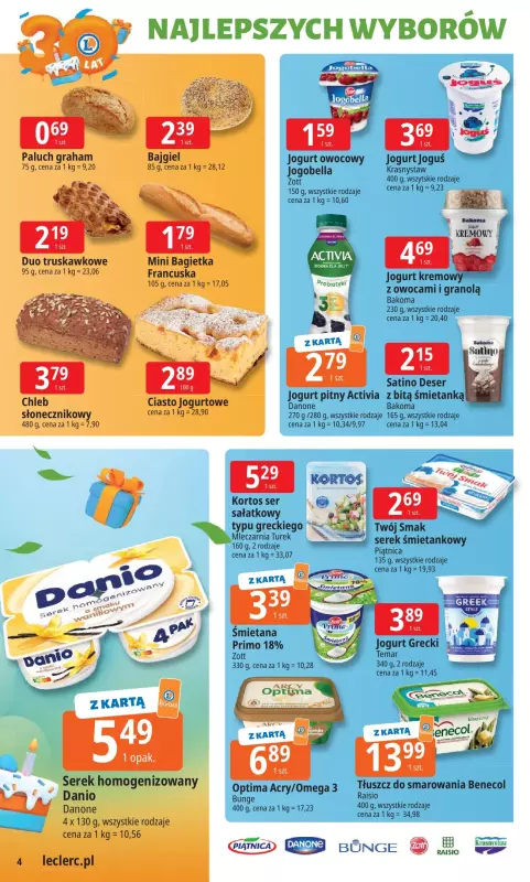 Leclerc - gazetka promocyjna Oferta E.Leclerc od poniedziałku 22.09 do poniedziałku 29.09 - strona 4