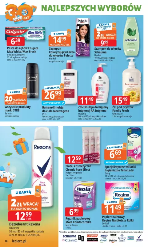 Leclerc - gazetka promocyjna Oferta E.Leclerc od poniedziałku 22.09 do poniedziałku 29.09 - strona 18