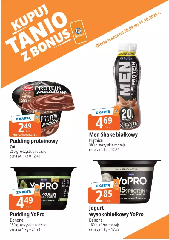 Leclerc - gazetka promocyjna Oferta E.Leclerc I Bonus skanujesz, kasę zyskujesz od wtorku 30.09 do soboty 11.10 - strona 3