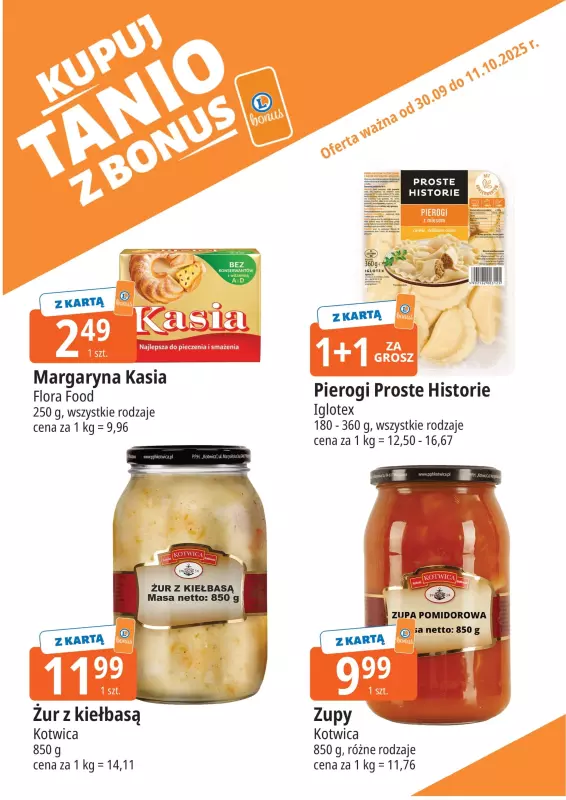 Leclerc - gazetka promocyjna Oferta E.Leclerc I Bonus skanujesz, kasę zyskujesz od wtorku 30.09 do soboty 11.10 - strona 7