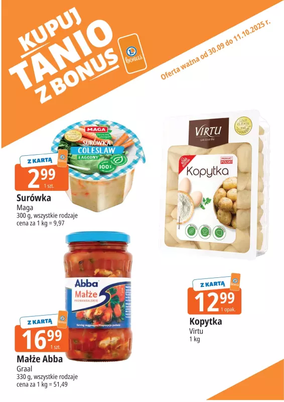 Leclerc - gazetka promocyjna Oferta E.Leclerc I Bonus skanujesz, kasę zyskujesz od wtorku 30.09 do soboty 11.10 - strona 6