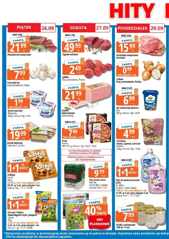 Leclerc - gazetka promocyjna Oferta Rzeszów od wtorku 30.09 do czwartku 02.10