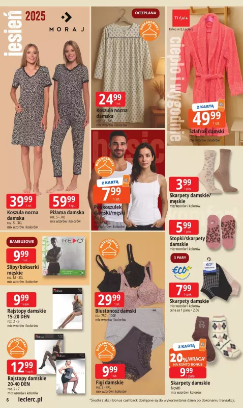 Leclerc - gazetka promocyjna Oferta E.Leclerc I Jesienne must have od piątku 03.10 do soboty 11.10 - strona 6