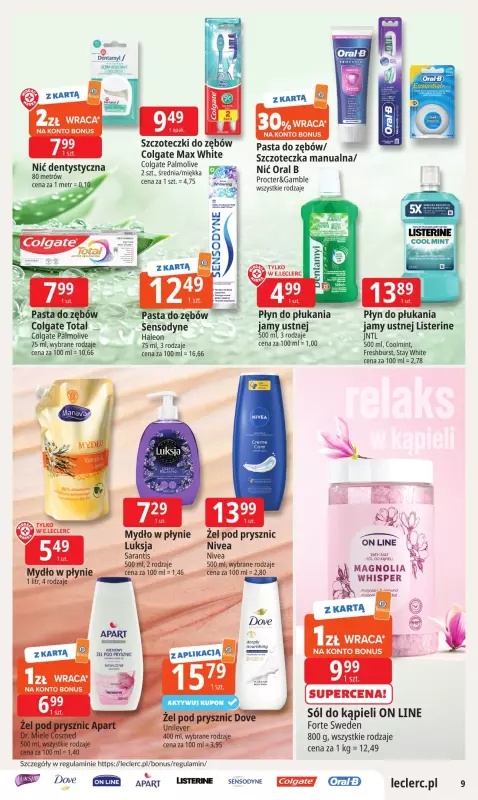 Leclerc - gazetka promocyjna Oferta E.Leclerc I Jesienne must have od piątku 03.10 do soboty 11.10 - strona 9