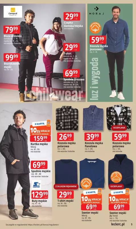 Leclerc - gazetka promocyjna Oferta E.Leclerc I Jesienne must have od piątku 03.10 do soboty 11.10 - strona 5