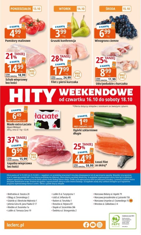 Leclerc - gazetka promocyjna Oferta E.Leclerc I 30 lat najlepszych wyborów od wtorku 14.10 do soboty 25.10 - strona 32