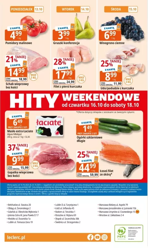 Leclerc - gazetka promocyjna Oferta E.Leclerc I 30 lat najlepszych wyborów od wtorku 14.10 do soboty 25.10 - strona 32