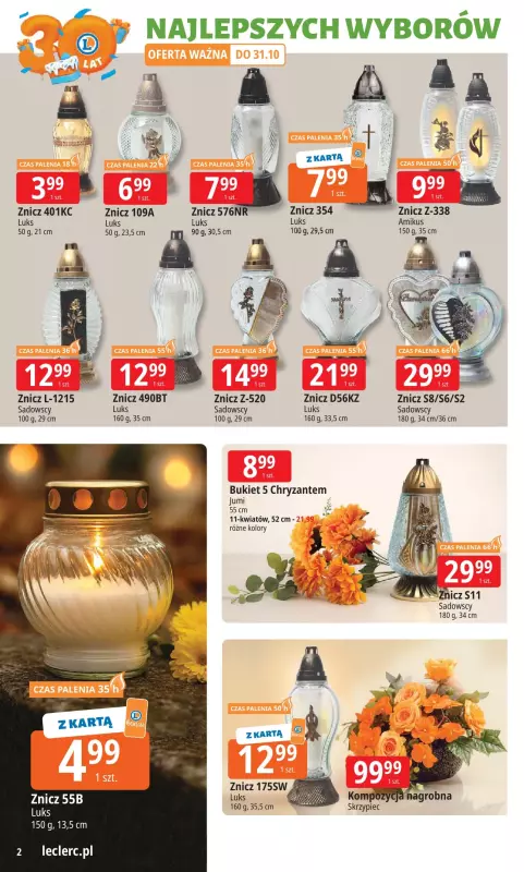 Leclerc - gazetka promocyjna Oferta E.Leclerc I 30 lat najlepszych wyborów   - strona 2