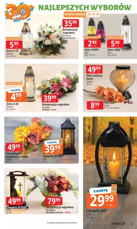 Leclerc - gazetka promocyjna Oferta E.Leclerc I 30 lat najlepszych wyborów   - strona 3