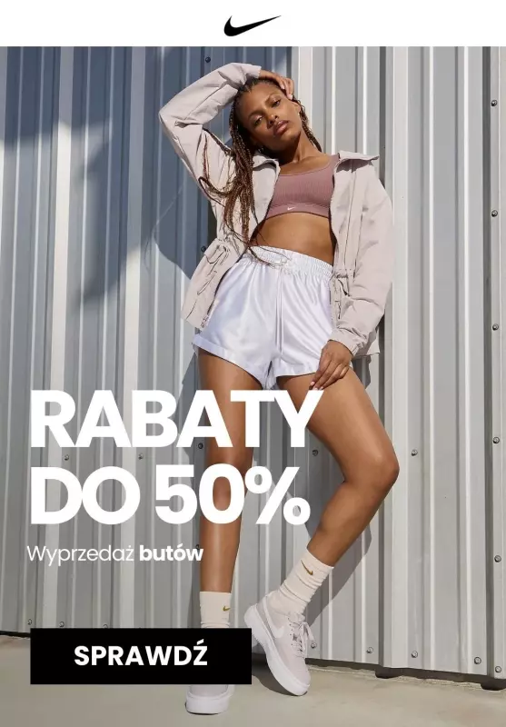 NIKE - gazetka promocyjna Wyprzedaż butów do -50% od środy 21.08 