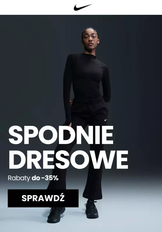 NIKE - gazetka promocyjna Spodnie dresowe do -35% od środy 09.10 do wtorku 15.10