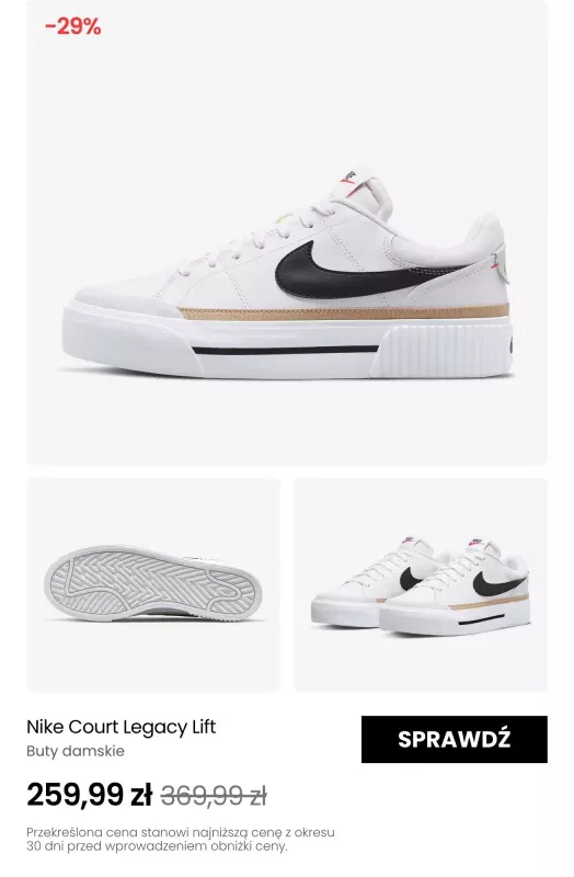 NIKE - gazetka promocyjna Do -35% letnia wyprzedaż butów   - strona 2