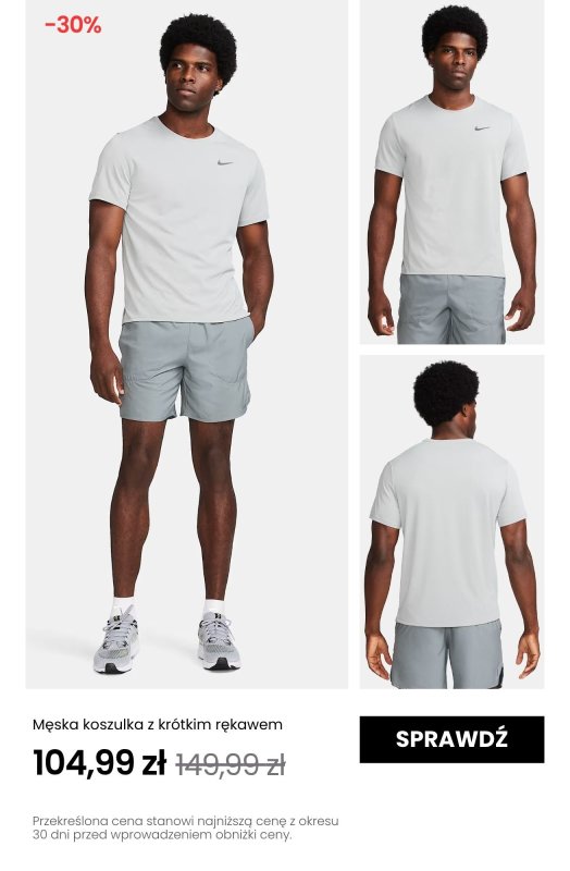 NIKE - gazetka promocyjna Do -50% letnia wyprzedaż ubrań od poniedziałku 30.06 do niedzieli 06.07 - strona 4