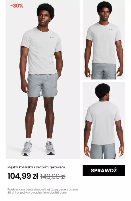 NIKE - gazetka promocyjna Do -50% letnia wyprzedaż ubrań od poniedziałku 30.06 do niedzieli 06.07 - strona 4
