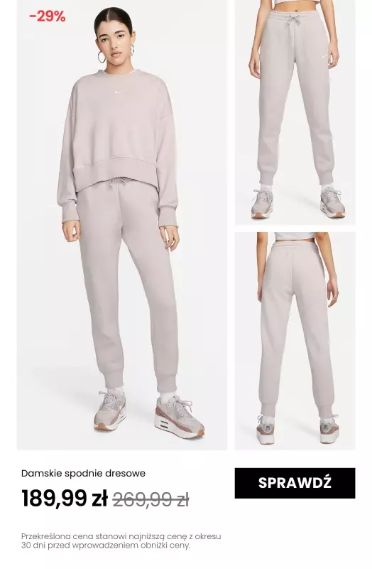 NIKE - gazetka promocyjna Do -50% letnia wyprzedaż ubrań od poniedziałku 30.06 do niedzieli 06.07 - strona 10