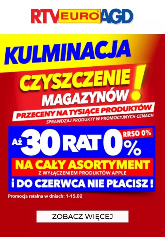 EURO RTV AGD Kulminacja czyszczenia magazynów! 09.02 luty 2024