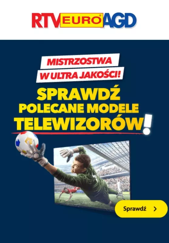 EURO RTV AGD - gazetka promocyjna Telewizory w supercenach! od środy 10.07 do wtorku 16.07