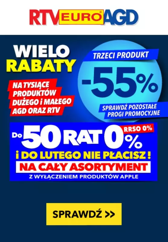 EURO RTV AGD - gazetka promocyjna Wielorabaty na tysiące produktów AGD i RTV od wtorku 03.09 do wtorku 17.09