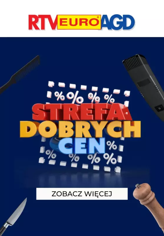 EURO RTV AGD - gazetka promocyjna Strefa dobrych cen od środy 23.10 do środy 30.10