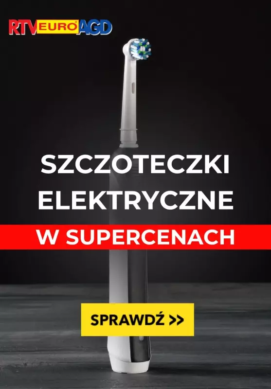 EURO RTV AGD - gazetka promocyjna Szczoteczki elektryczne taniej na Black Friday Weeks od środy 06.11 do czwartku 05.12