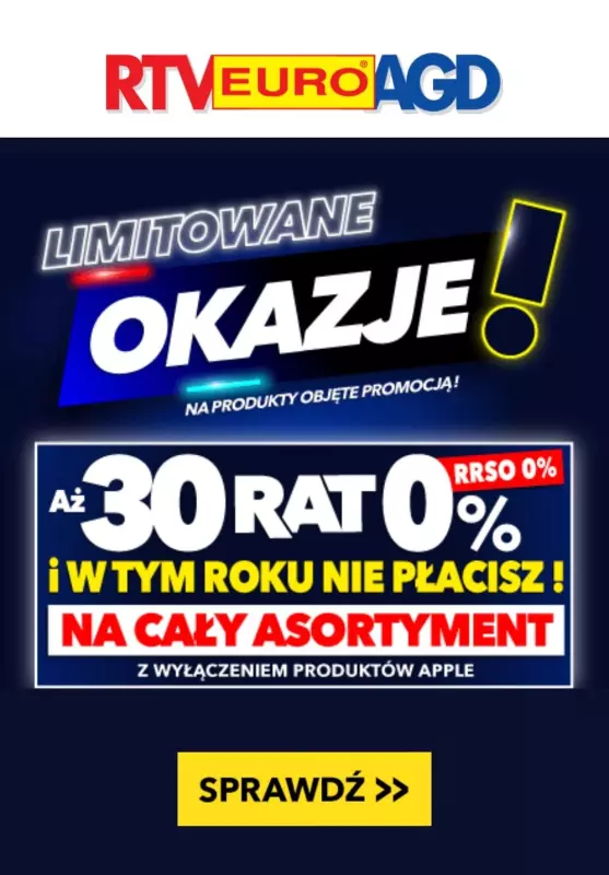 EURO RTV AGD - gazetka promocyjna Limitowane okazje! od środy 06.11 do czwartku 07.11