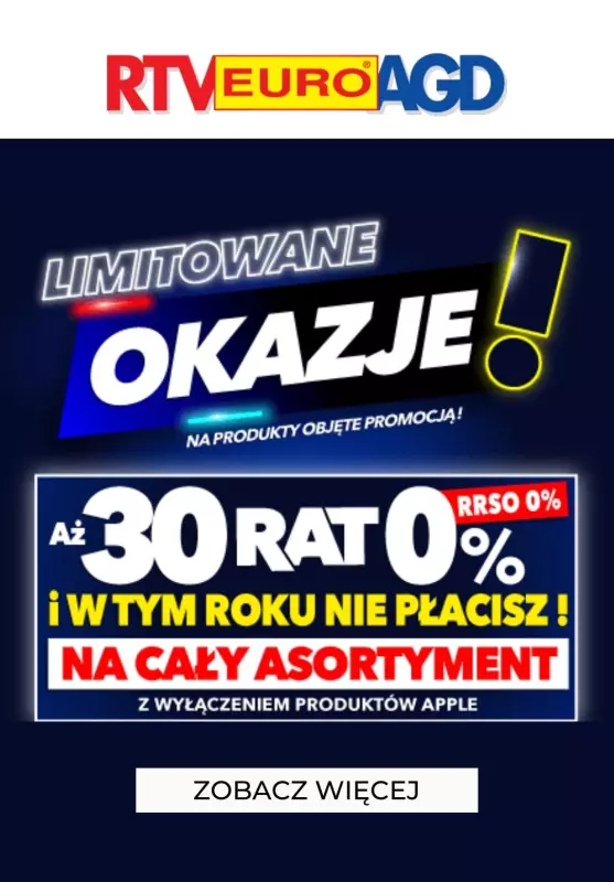 EURO RTV AGD - gazetka promocyjna Limitowane okazje! od czwartku 14.11 do czwartku 14.11