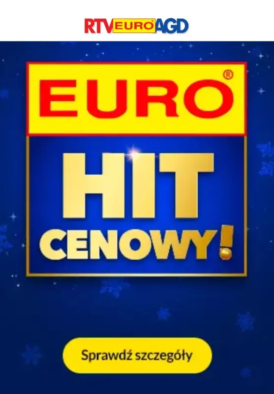 EURO RTV AGD - gazetka promocyjna Euro HITY cenowe od poniedziałku 23.12 do czwartku 26.12