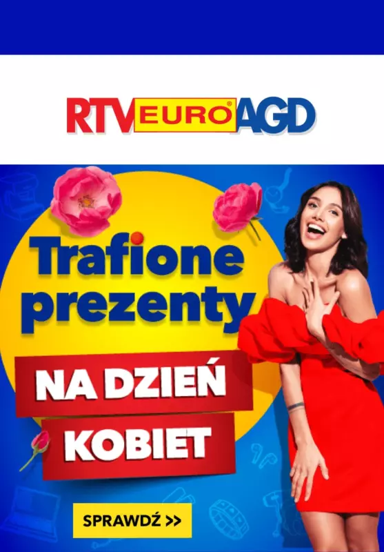 RTV EURO AGD - gazetka promocyjna Prezenty na Dzień Kobiet od poniedziałku 03.03 do soboty 08.03