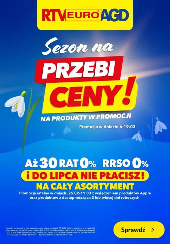 RTV EURO AGD - gazetka promocyjna Sezon na przebiceny! od czwartku 06.03 do środy 19.03