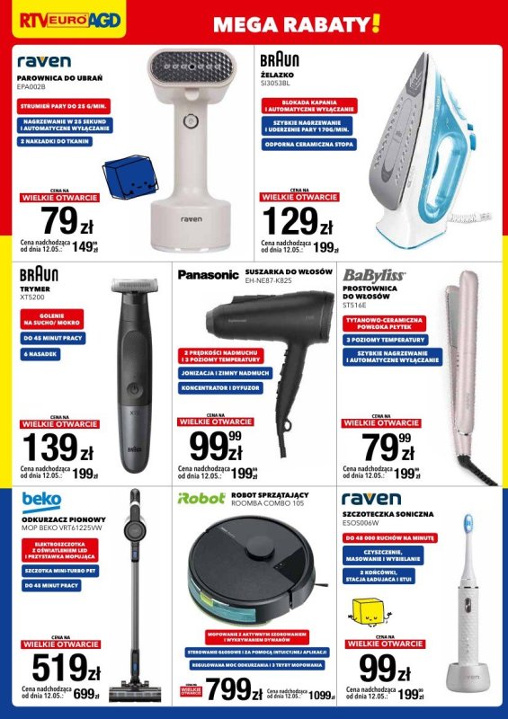 RTV EURO AGD - gazetka promocyjna WIELKIE OTWARCIE! PH MULTIBOX, GŁOGÓW od środy 07.05 do soboty 10.05 - strona 6