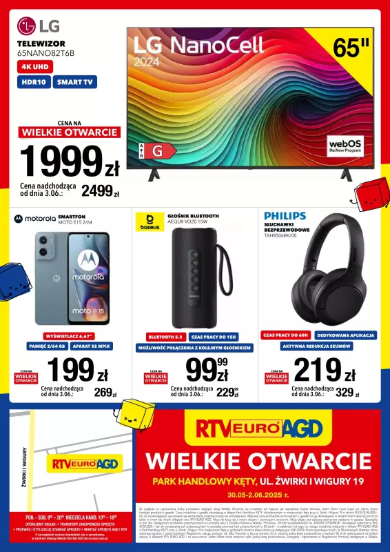 RTV EURO AGD - gazetka promocyjna Wielkie Otwarcie – Kęty (PH Kęty) -  30.05.2025 (piątek) – godz. 8:00 od piątku 30.05 do poniedziałku 02.06 - strona 8