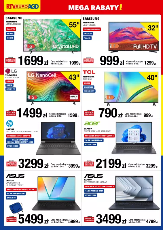 RTV EURO AGD - gazetka promocyjna Wielkie Otwarcie – Kęty (PH Kęty) -  30.05.2025 (piątek) – godz. 8:00   - strona 2