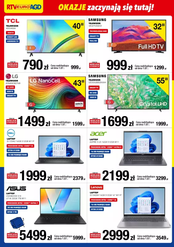 RTV EURO AGD - gazetka promocyjna WIELKIE OTWARCIE! PH ŁOMŻA   - strona 2