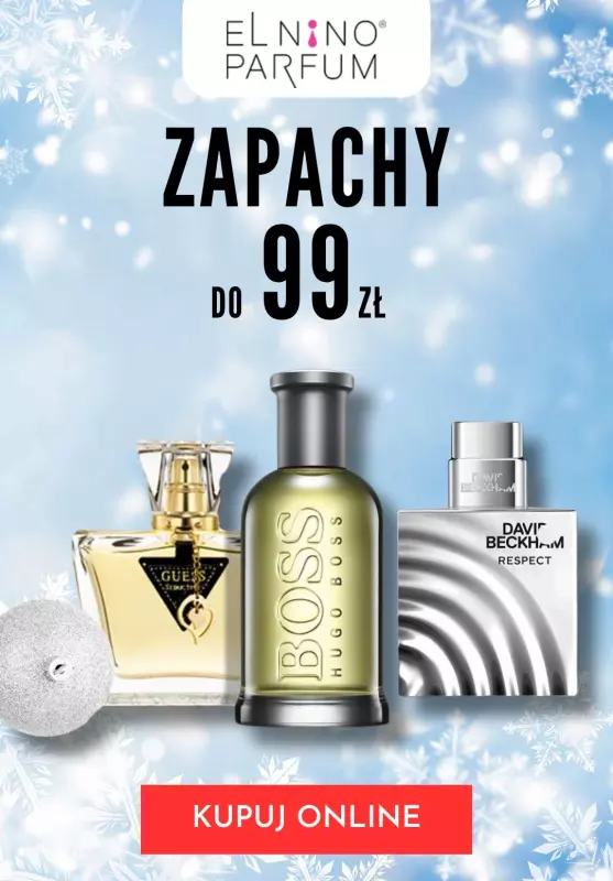 #WINTER SALE - gazetka promocyjna Elnino-Parfum | Zapachy do 99 zł od piątku 27.12 