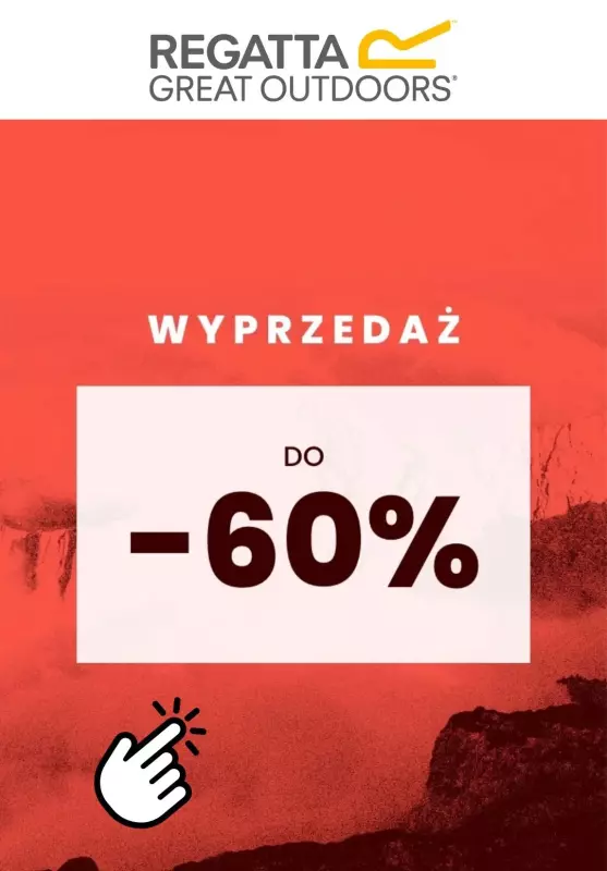 #WINTER SALE - gazetka promocyjna Regatta | Do -60% na wyprzedaży od środy 08.01 