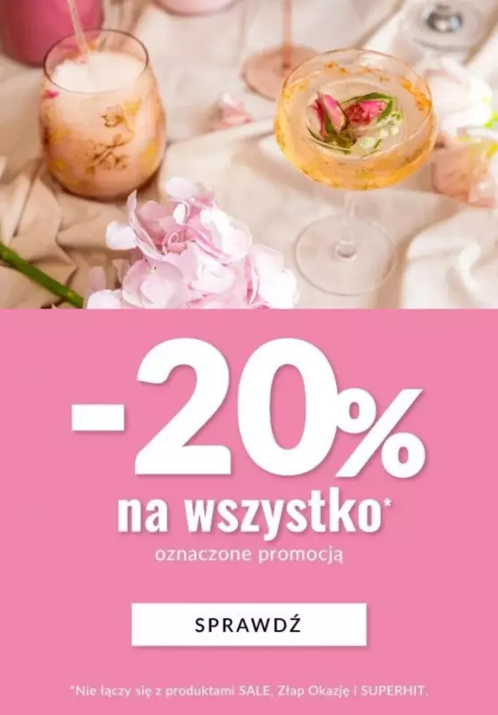 Homla - gazetka promocyjna -20% na oznaczone produkty od piątku 29.03 