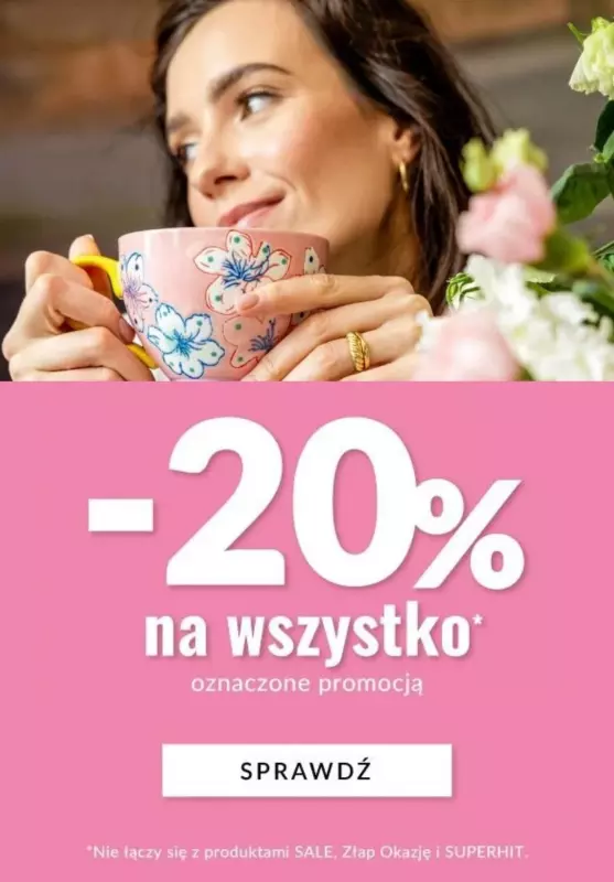 Homla - gazetka promocyjna -20% na oznaczone produkty od wtorku 09.04 