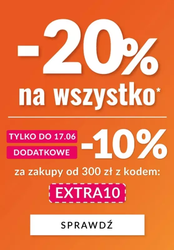 Homla - gazetka promocyjna Dodatkowe -10% za zakupy od 300 zł - połącz promocje! od piątku 14.06 do poniedziałku 17.06