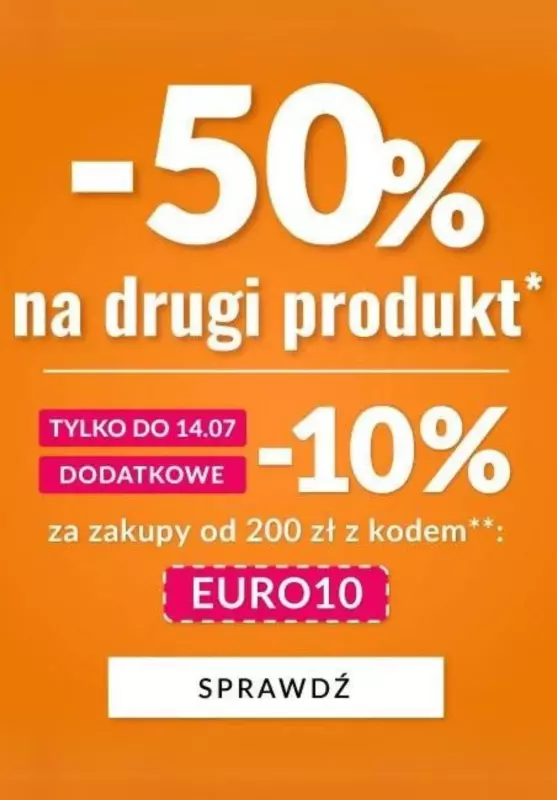 Homla - gazetka promocyjna EXTRA -10% na zakupy za min. 200 zł (łączy się z SALE!) od piątku 12.07 do niedzieli 14.07