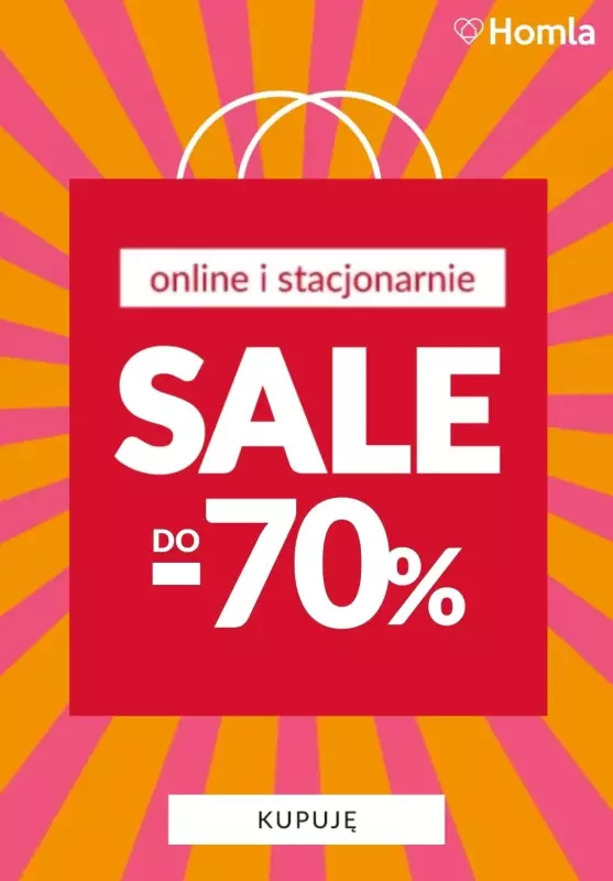 Homla - gazetka promocyjna SALE do -70% od piątku 30.08 do czwartku 05.09