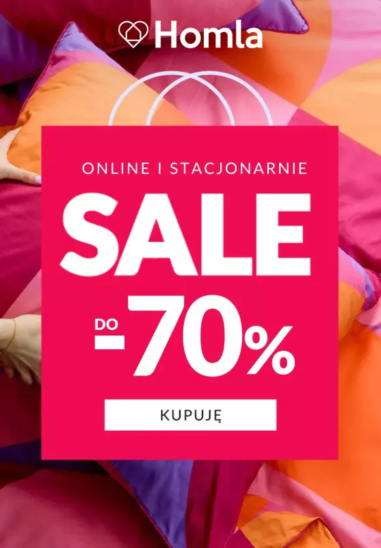 Homla - gazetka promocyjna SALE do -70% od czwartku 12.09 do środy 18.09