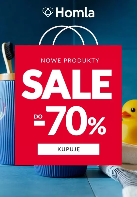 Homla - gazetka promocyjna WYPRZEDAŻ - nowe produkty! od wtorku 24.09 