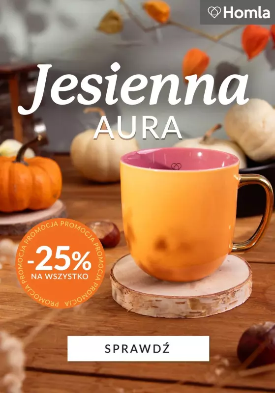 Homla - gazetka promocyjna Jesienna aura od środy 09.10 