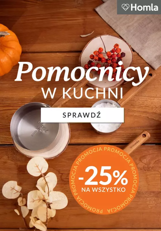 Homla - gazetka promocyjna Akcesoria kuchenne od 7,50 zł od środy 09.10 do poniedziałku 14.10