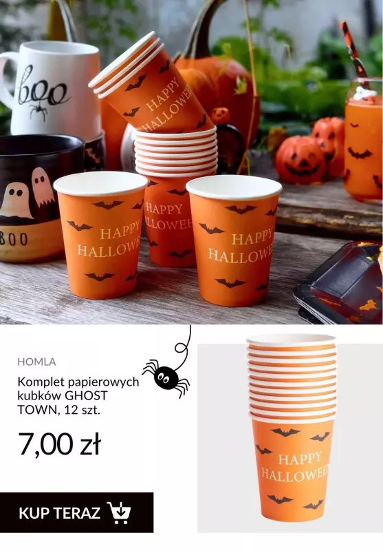 Homla - gazetka promocyjna Niech Twoje wnętrze przesiąknie Halloween! od piątku 18.10  - strona 6