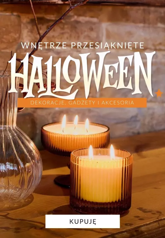 Homla - gazetka promocyjna Niech Twoje wnętrze przesiąknie Halloween! od piątku 18.10 