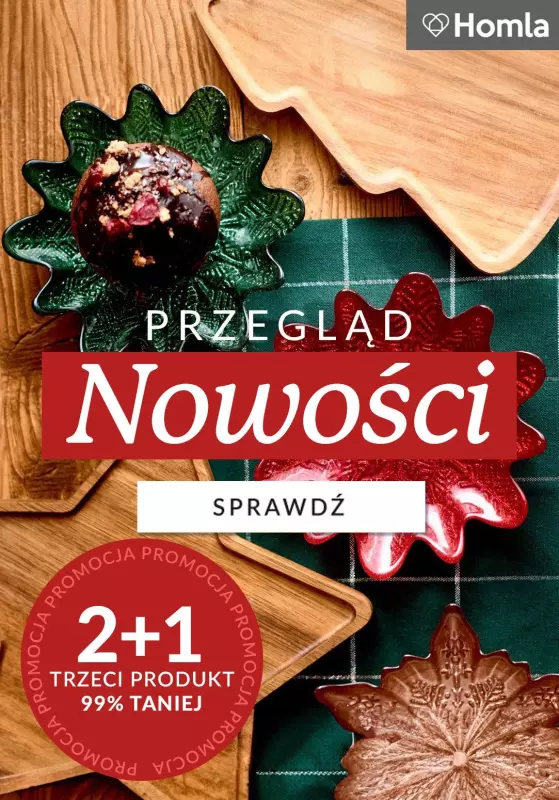 Homla - gazetka promocyjna Przegląd NOWOŚCI - już od 13 zł od czwartku 24.10 do środy 30.10