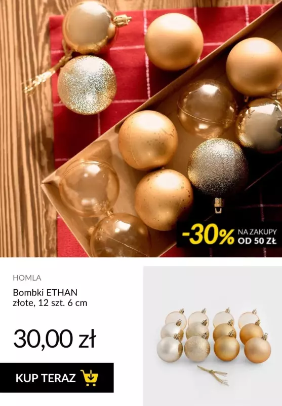 Homla - gazetka promocyjna BLACK WEEK! -30% przy zakupach za min. 100 zł (nowe produkty!) od wtorku 12.11 do niedzieli 17.11 - strona 12