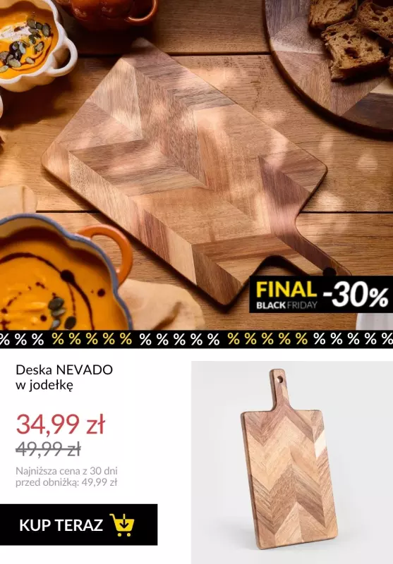 Homla - gazetka promocyjna FINAL BLACK FRIDAY! -30% na WSZYSTKO! od wtorku 19.11  - strona 7